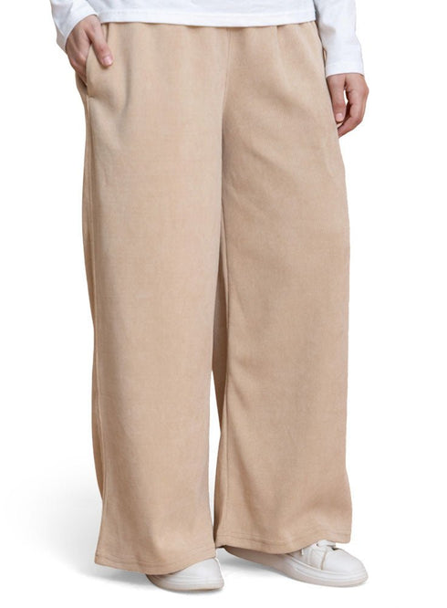 Latte Velvet Wide Leg (W) - Khotwh